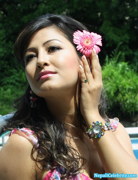 Former Miss Nepal 2000, Usha Khadgi